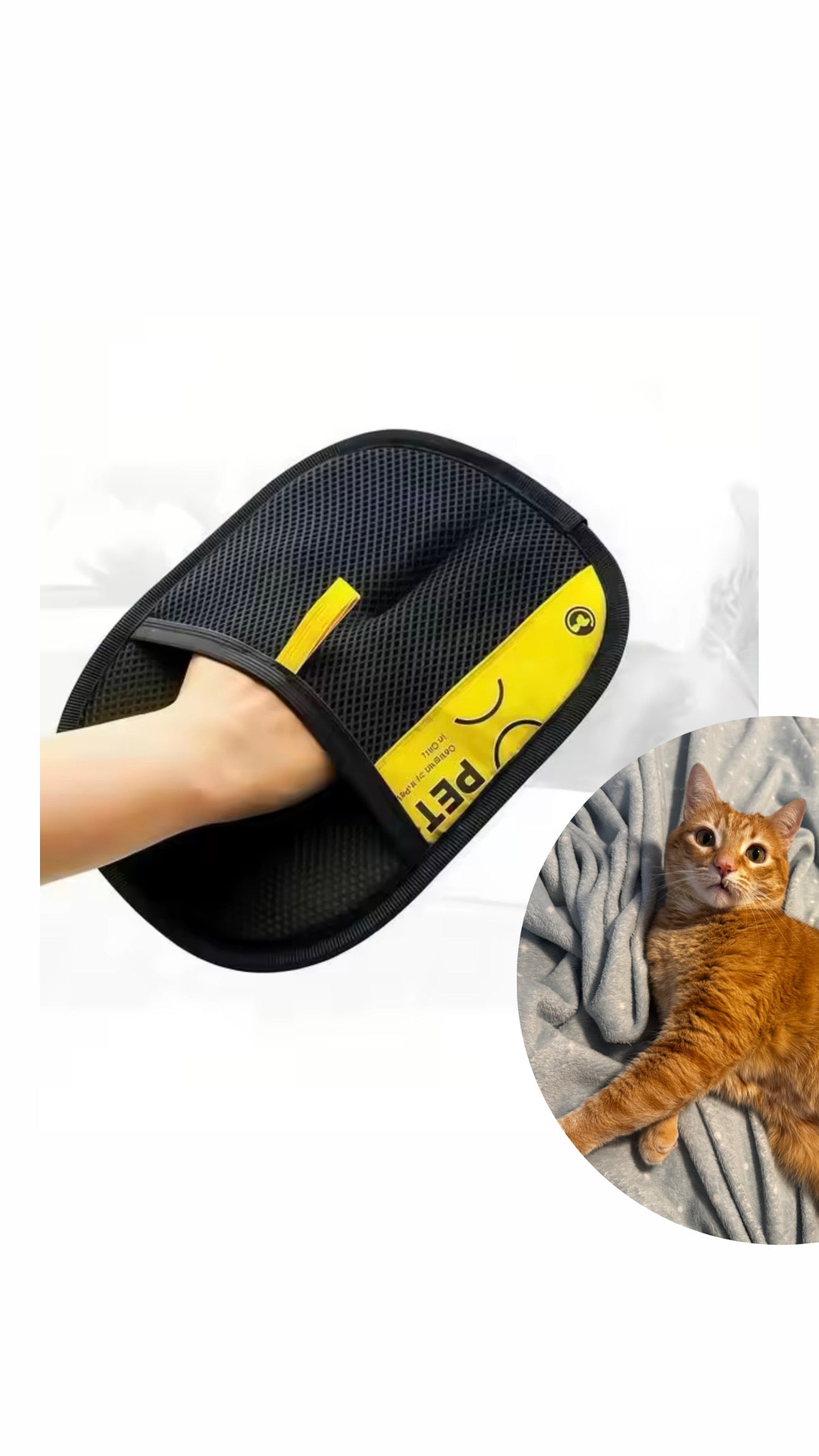 Guante Quita Pelos Para Mascotas🐈 | Perros y Gatos🐾